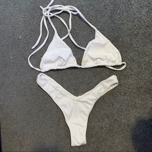 Chooks LA white bikini set